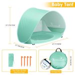 Carpa de playa para bebés SUNBA YOUTH, refugios solares con protección UV