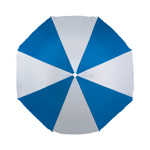 Sombrilla Parasol Mor 1,80m Azul y Blanco con Bolsa 003717