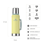 Termo Stanley Clasico 950Ml Con Manija - Pomelo
