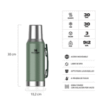 Combo Mate System Stanley 1.2Lt + Mate 236 Verde