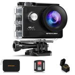 Cámara de acción Apexcam M80 Air 4K 20 MP 40 m resistente al agua con Acc