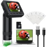 Microscopio IMICHI para niños con aumento de 50X-1000X con HD Scr