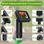 Microscopio IMICHI para niños con aumento de 50X-1000X con HD Scr