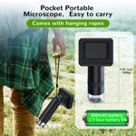 Microscopio IMICHI para niños con aumento de 50X-1000X con HD Scr
