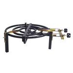 QUEMADOR PARA PAELLA 38CM GAS ENVASADO 2 ROBINETES BROGAS FG-277