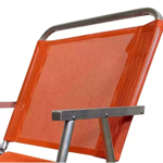 SILLA COPACABANA LUSQTOFF ALTA XL - 1 POSICION PLEGABLE NARANJA (CAD0409)