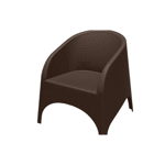 SILLÓN ESTILO RATTAN 79CMX72,6CMX69,6CM CAPUCHINO NR OASISCH