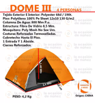 Carpa Waterdog DOMEIII Familiar para 4 personas