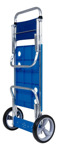 Carrito De Playa Porta Sillas Aluminio  Mor 2495 Color Azul3