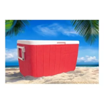 Conservadora Coleman Beach 48qt Desagote Roja 45,4 L