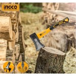 HACHA DE MANO 1KG CABO FIBRA VIDRIO 43CM INGCO HAX03010008