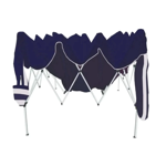 Gazebo Plegable Avelino 87/T799002 3x3 C/ Paredes Azul