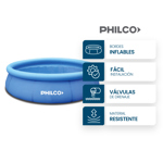 Pileta de Lona Redonda Inflable Philco 3818 Lts. PHL-17793