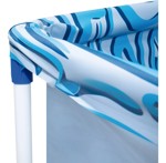 Pileta Estructural de Lona Rectangular 1000 Litros Mor 1002