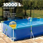 Pileta Estructural de Lona Rectangular 10000 Litros Mor 1027