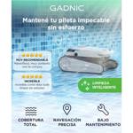 Robot Barre fondo GADNIC Automático Inalámbrico Limpia Pileta Piscina