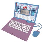 Ordenador portátil educativo LexiBook Disney Stitch bilingüe JC598di2