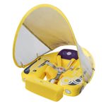 Piscina flotante para bebés Kalolary Mambobaby con toldo de 3 a 24 meses