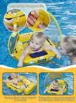 Piscina flotante para bebés Kalolary Mambobaby con toldo de 3 a 24 meses