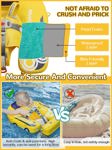 Piscina flotante para bebés Kalolary Mambobaby con toldo de 3 a 24 meses