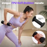 Juego de mancuernas ajustables Zempox de 2 x 2 a 5 libras para mujer