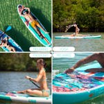 Tabla inflable de remo Niphean de 10 pies y 6 pulgadas para adultos