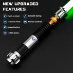 Lightsaber Saberforms Dueling con 12 colores RGB y 16 fuentes de sonido