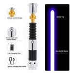 Lightsaber Saberforms Dueling con 12 colores RGB y 16 fuentes de sonido