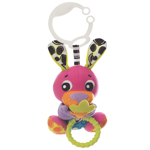PEEK-A-BOO WIGGLING BUNNY-PINK PLAYGRO