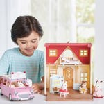 Set de inicio de Dollhouse Playset Calico Critters Village Doctor