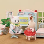 Set de inicio de Dollhouse Playset Calico Critters Village Doctor