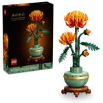 Set de construcción LEGO Icons, decoración de flores de crisantemo 10368