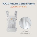 Portabebés Ergobaby Omni Dream SoftTouch de algodón natural