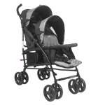 Cochecito doble Fratello Infanti gris