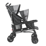 Cochecito doble Fratello Infanti gris