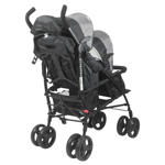 Cochecito doble Fratello Infanti gris