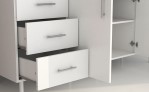 COMBO COCINA 1.60 EXPRESS BLANCO MELAMINA S/BACHA