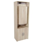 Barra De Cocina Con Mesa Isla Desayunador Plegable De Madera