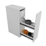 Armario Bajo Mueble De Guardado Organizador Lavadero Oficina