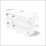 Alacena EMC 1m Blanco