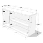 Alacena Modulada EMC 1,20m Blanco