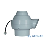 Extractor de Aire Direccional Blanco Cocina Baño 4? (10 CM) 034DB