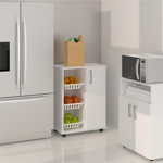 Mueble frutero con puerta y estante MFO070