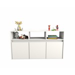 Mueble Juguetero Guardado Organizador 3038 Juguetes Ruedas Blanco