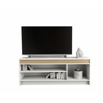 Rack Mesa Para Led Tv 1150 Melamina Minimalista Everest Con Olmo