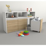 Mueble Juguetero Guardado Organizador 3038 Juguetes Ruedas Olmo con Everest