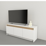 Rack mesa de TV melamina 3 Puertas 1,35M Everest Con Olmo