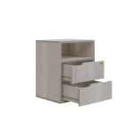Mesa de Luz EMC con 2 Cajones Y Estante Helsinki