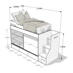 Cucheta EMC Con Placard Blanco y Helsinki