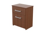 MESA DE LUZ DAKAR MELAMINA TABACO 1 PUERTA 1 CAJON